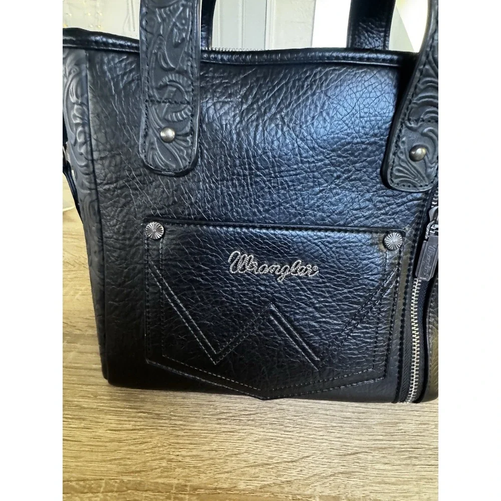 Wrangler leather black